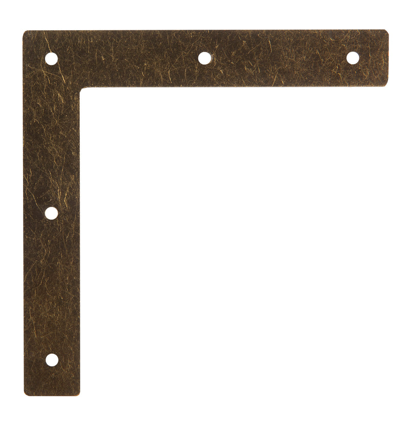 Load image into Gallery viewer, 44789-38|Dritz Smooth Campaign Hardware Corners, Large, Antique Brass, 4 pc