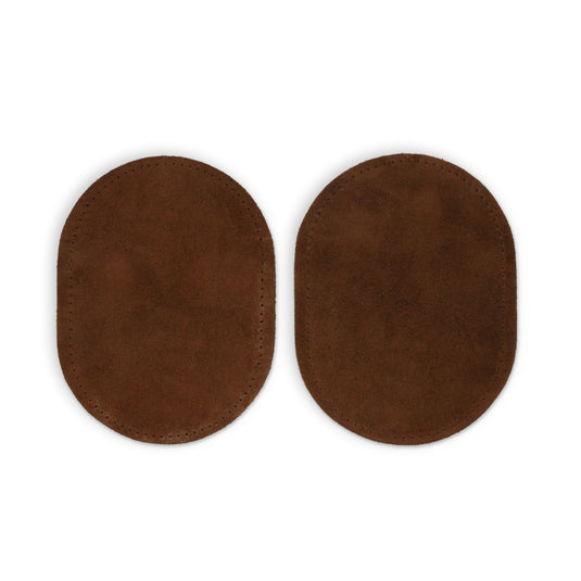 55230-2|Dritz Suede Cowhide Elbow Patches, 2 pc, Dark Brown
