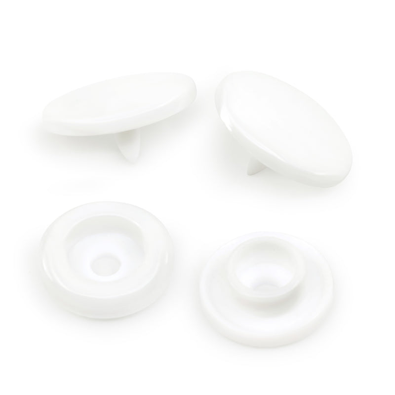 Cargue la imagen en el visor de la galería, 11179|Dritz 1/2" Plastic Snaps, White, 60 Sets