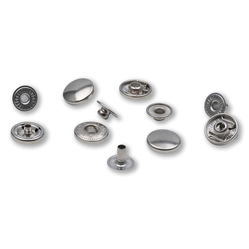 Load image into Gallery viewer, 390331|Prym ANORAK 12 mm refill silver 10pc