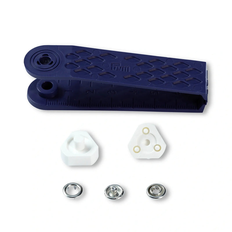 Cargue la imagen en el visor de la galería, 390100|Prym JERSEY  8 mm silver with tools 10pc