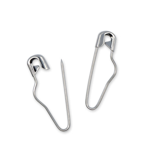 73|Dritz 3/4" Button Pins, Nickel, 10 pc