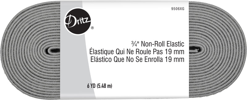 Chargez l'image dans la visionneuse de la galerie, 9506XG|Dritz 3/4" Non-Roll Elastic, Gray, 6 yd