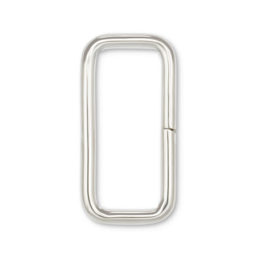 781-65|Dritz 1-1/2" Rectangle Rings, Silver, 2 pc