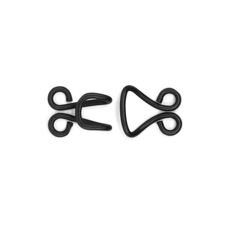 Load image into Gallery viewer, 97-1|Dritz Coat Hooks &amp; Eyes, 4 pc, Black
