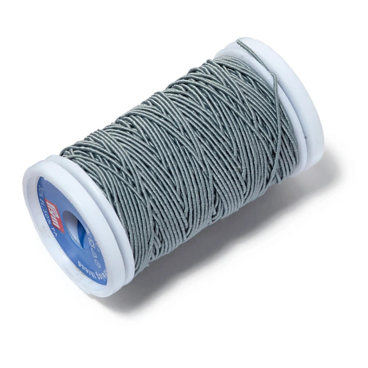 970011|Prym Elastic Sewing Thread, Light Gray, 22 YD (20 M)