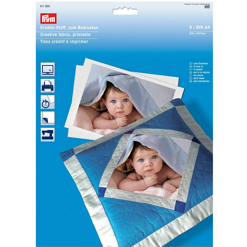 Load image into Gallery viewer, 611930|Prym Printable Creative Fabric, 5 PC