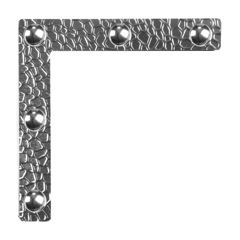 Load image into Gallery viewer, 44795-65|Dritz Textured Campaign Corners, Large, Nickel, 4 pc