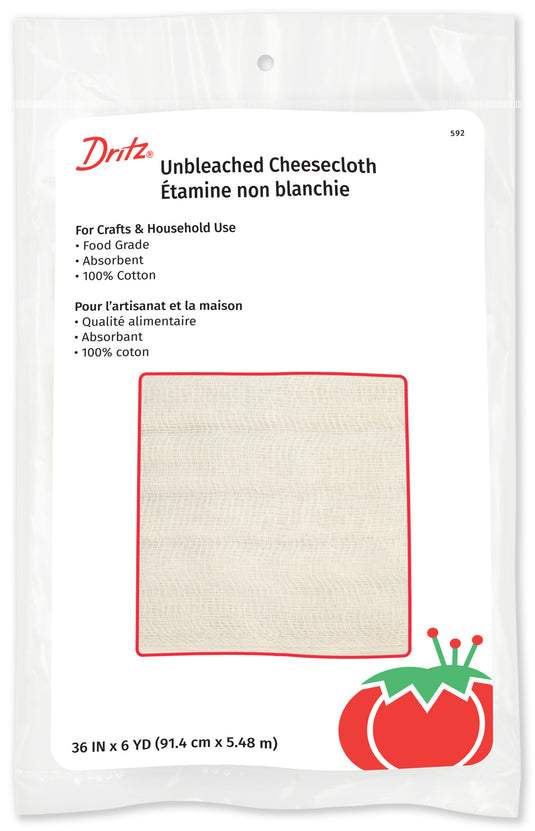 592|Dritz 36" Cheesecloth, Beige, 6 yd