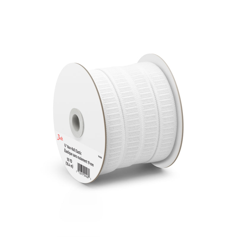 Load image into Gallery viewer, 9406W|Dritz 3/4" Non-Roll Elastic, White, 18 yd