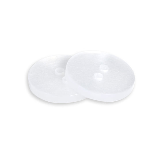25567|Dritz Waistband Buttons, White Pearl, 17mm, 15 PC