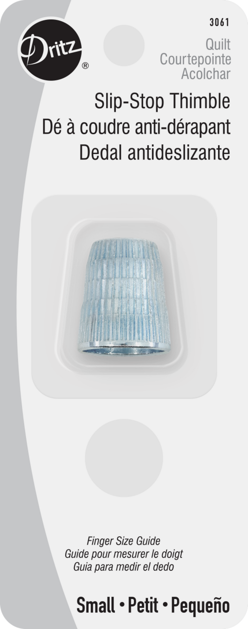 Cargue la imagen en el visor de la galería, 3061|Dritz Slip-Stop Thimble, Small, 1 Count, Silver