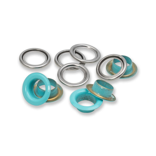 542547|Prym Eyelets with washers 11 mm Mint 20pc
