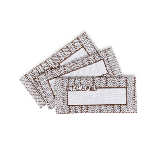 3242|Dritz Sew-on Woven Quilt Labels, Assorted, 9 pc