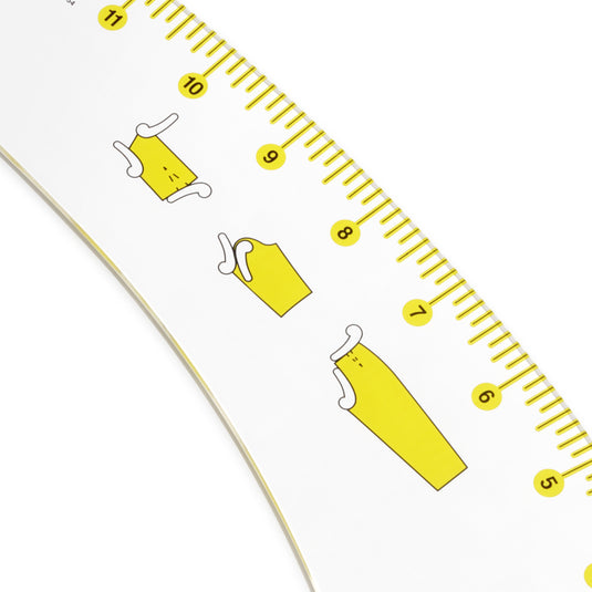 854|Dritz 12" Curve Ruler with How-To Illustrations