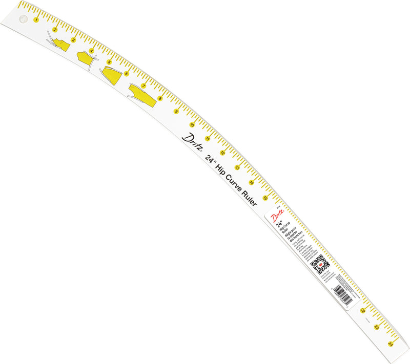 Load image into Gallery viewer, 856|Dritz 24" Hip Curve Ruler with How-To Illustrations
