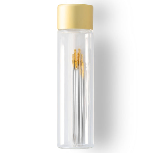 3068|Dritz Gold-Eye Easy Threading Needles, Sizes 5/7/9, 12 pc