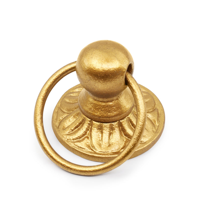 Load image into Gallery viewer, 47023|Dritz Cast Iron Ring Pull, Gilt
