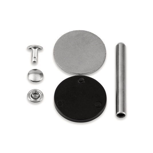 403170|Prym RIVETS Tubular 7.5 mm /3-4 mm refill silver 25pc