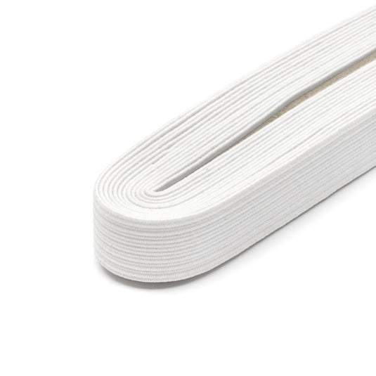 9532W|Dritz 1/2" White Braided Elastic, 4-1/2 yd