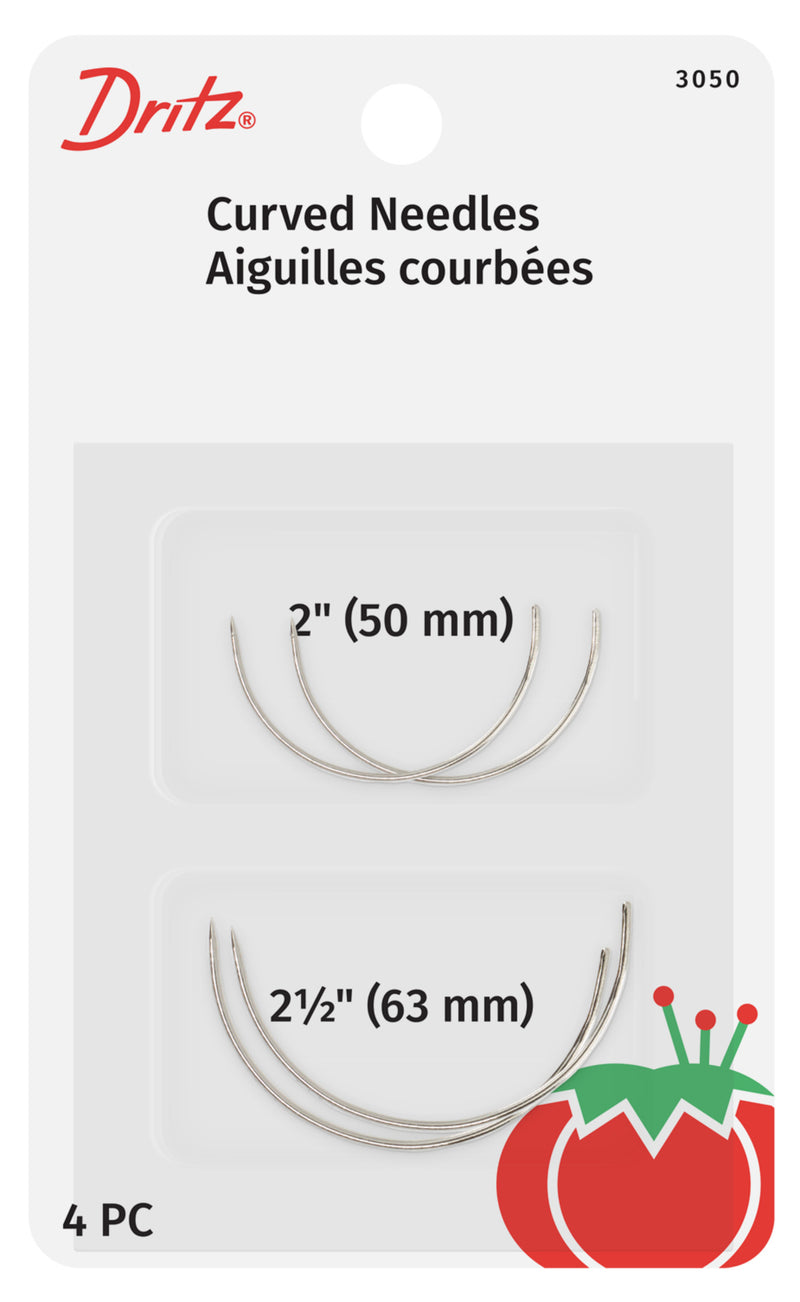 Chargez l'image dans la visionneuse de la galerie, 3050|Dritz 2" &amp; 2-1/2" Curved Needles, 4 pc