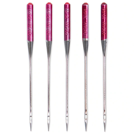 154935|Prym Embroidery Sewing Machine Needles, Sizes 11 & 14 (No. 75 + 90), 5 PC
