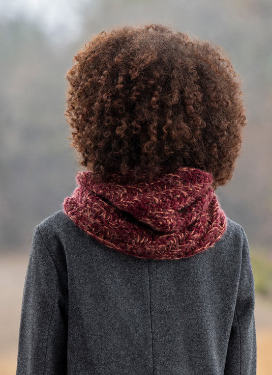 BSF-202446|Blue Sky Fibers Spangle Cowl Pattern, Free PDF Pattern