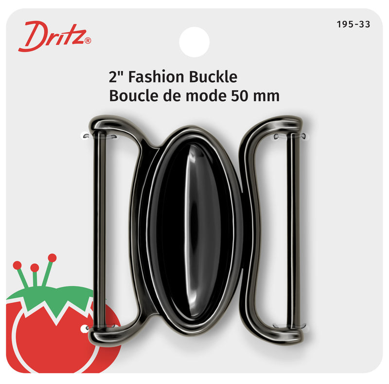 Chargez l'image dans la visionneuse de la galerie, 195-33|Dritz Oval Fashion Buckle, Gunmetal