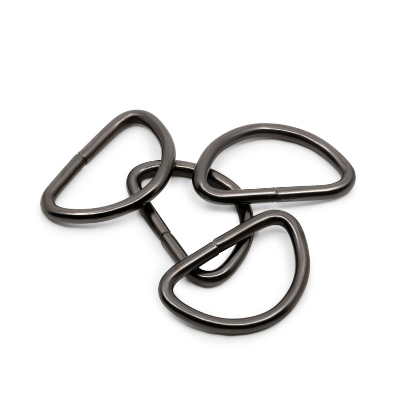 Load image into Gallery viewer, 117-34-1|Dritz 3/4" D-Rings, Black, 4 pc