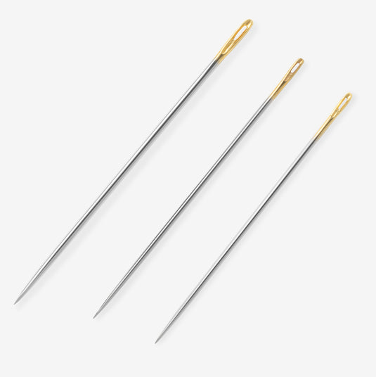 3056|Dritz Gold-Eye Quilting Between Needles, Sizes 7/9/10, 20 pc