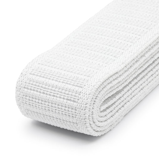 9308W|Dritz 1-1/4" Non-Roll Elastic, White, 1 yd