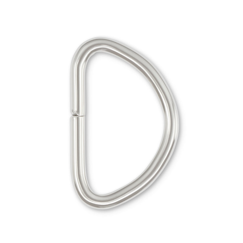 Chargez l'image dans la visionneuse de la galerie, BK139|Dritz 3/4" D-Rings, Nickel, 24 pc