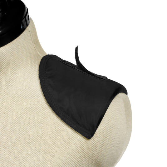 53076-1|Dritz 1/2" Covered Set-In Shoulder Pads with Fastener Tape, Black