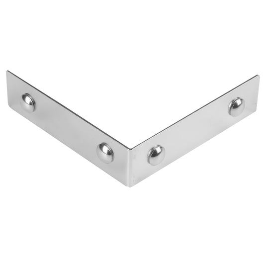 44791-65|Dritz Smooth Right Angle Corners, Large, Nickel, 4 pc