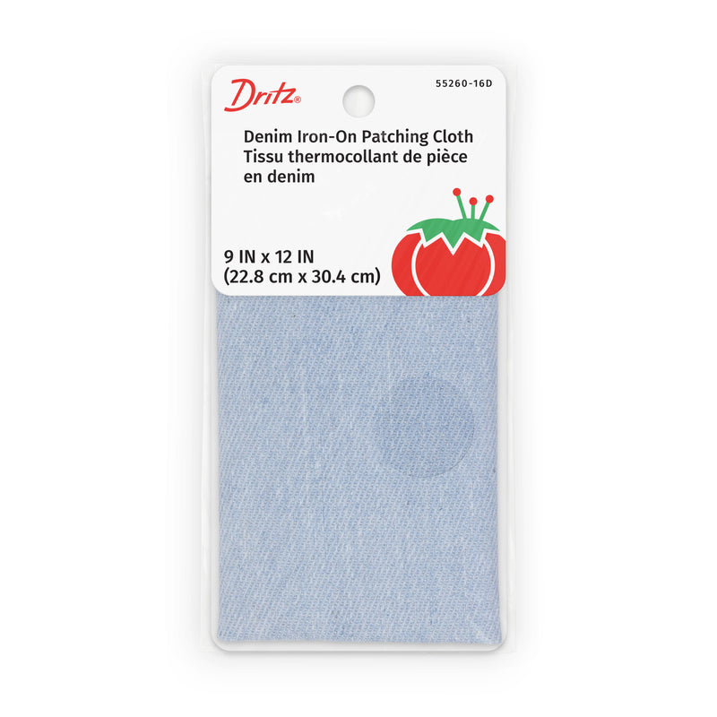 Cargue la imagen en el visor de la galería, 55260-16D| Denim Iron-On Patches, 9" x 12", Stonewashed Blue