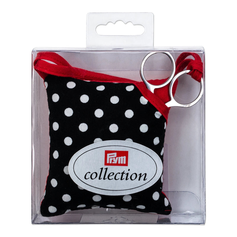 Load image into Gallery viewer, 610322|Prym Pin Cushion Set, Black &amp; White Polka Dots