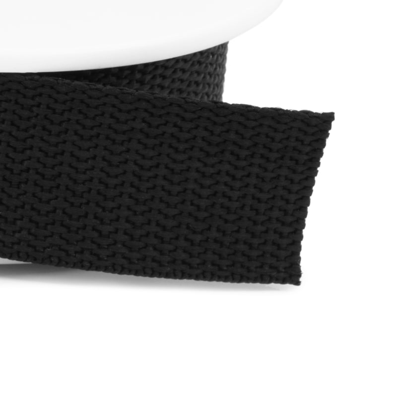 Load image into Gallery viewer, 28602-1|Dritz 1" Polypro Belting &amp; Strapping, Black, 15 yd