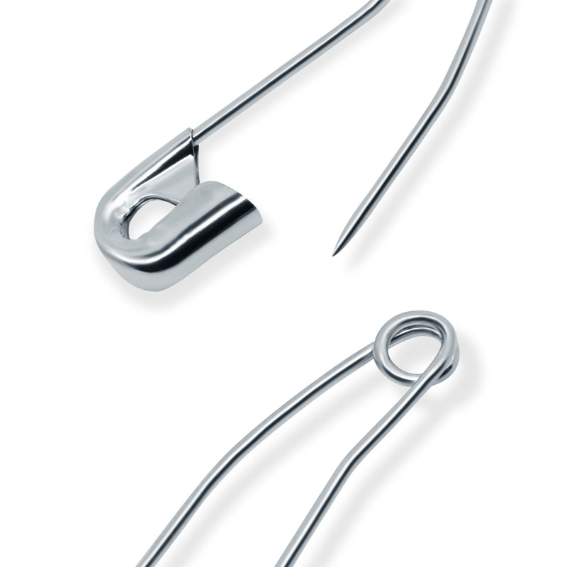Chargez l'image dans la visionneuse de la galerie, 7215|Dritz 1-1/16" Curved Safety Pins, Nickel, 50 pc
