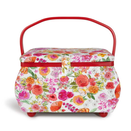 Z10237-221|Dritz Curved Sewing Basket, Large