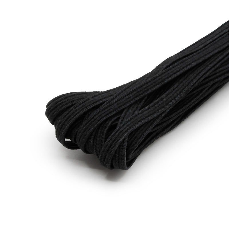 Load image into Gallery viewer, 9329B|Dritz 1/8" Black Braided Elastic, 4 yd