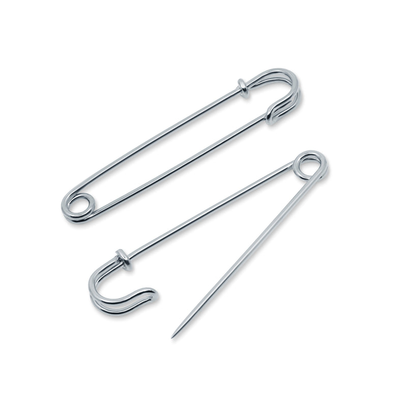 Load image into Gallery viewer, 62-65|Dritz 3" Skirt/Kilt Pins, Nickel, 2 pc