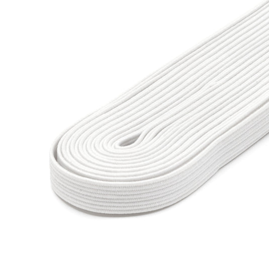 9337W|Dritz 1/4" Soft Stretch Elastic, White, 3 yd