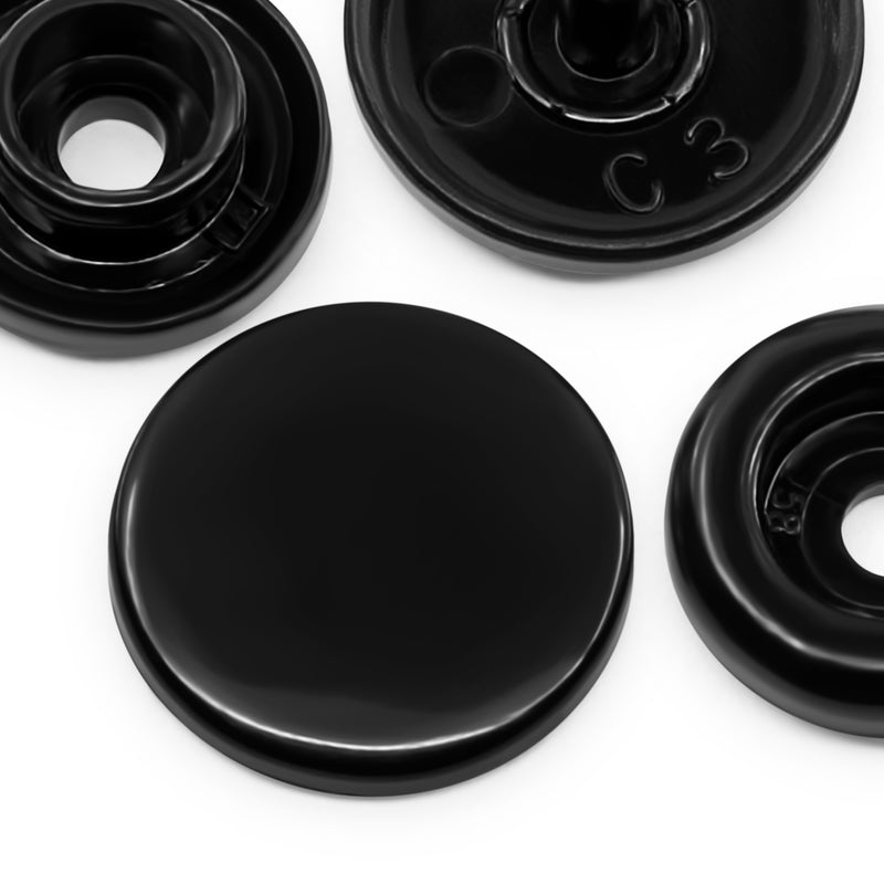 Cargue la imagen en el visor de la galería, 11179-1|Dritz 1/2" Plastic Snaps, Black, 60 Sets