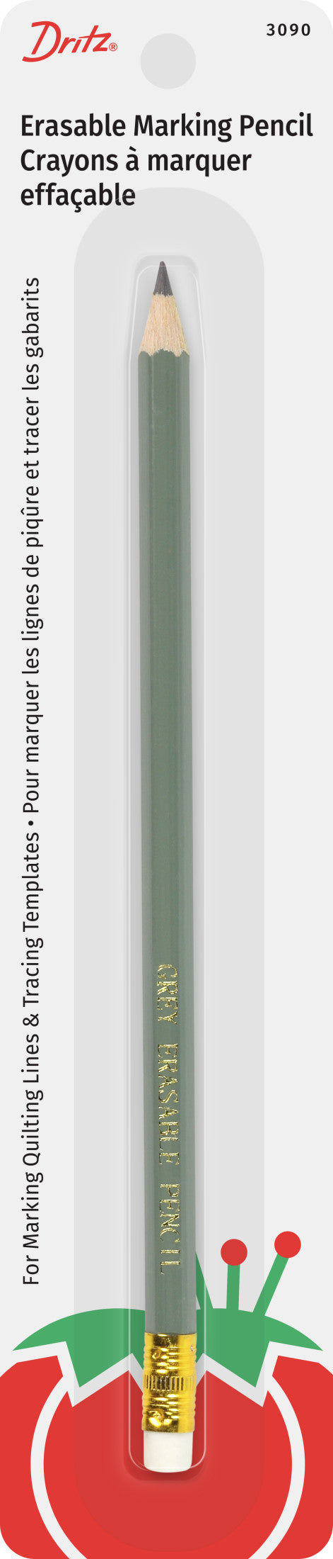 Cargue la imagen en el visor de la galería, 3090|Dritz Quilting Pencil with Eraser, Grey