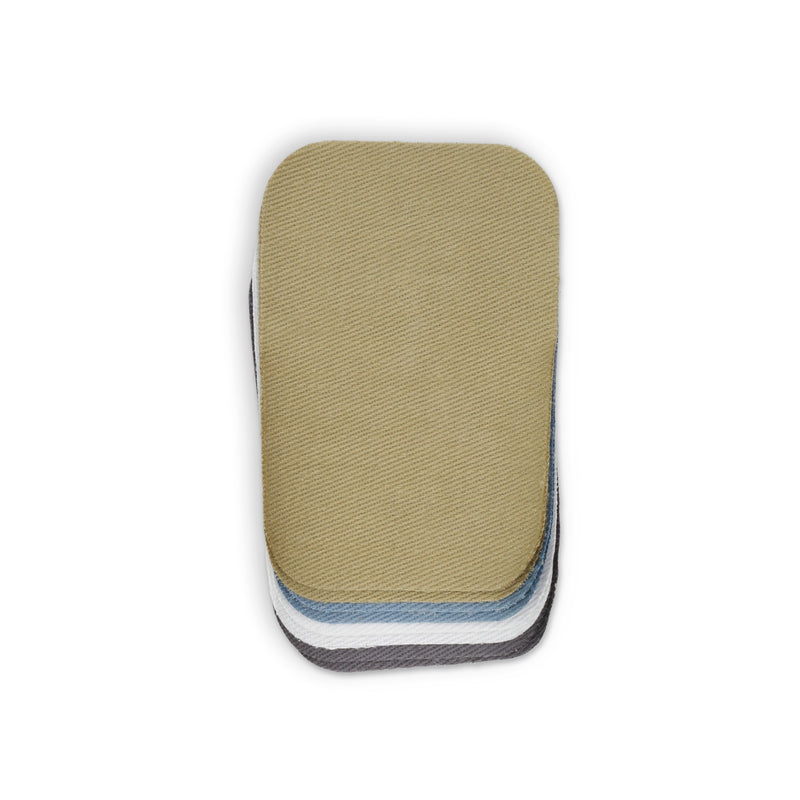 Cargue la imagen en el visor de la galería, 55200-71|Dritz Twill Iron-On Patches, 2" x 3", 8 pc, Light Assorted