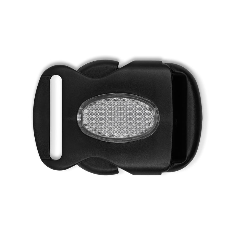 Chargez l'image dans la visionneuse de la galerie, 503|Dritz 1-1/2" Parachute Buckle with Reflective Center, Black