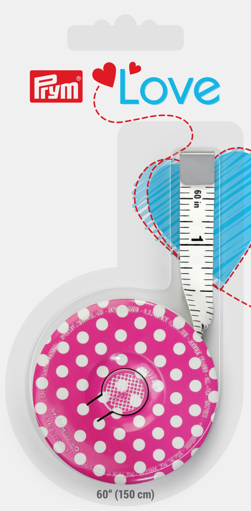 Load image into Gallery viewer, 60102|Prym 60" Retractable Spring Tape Measure