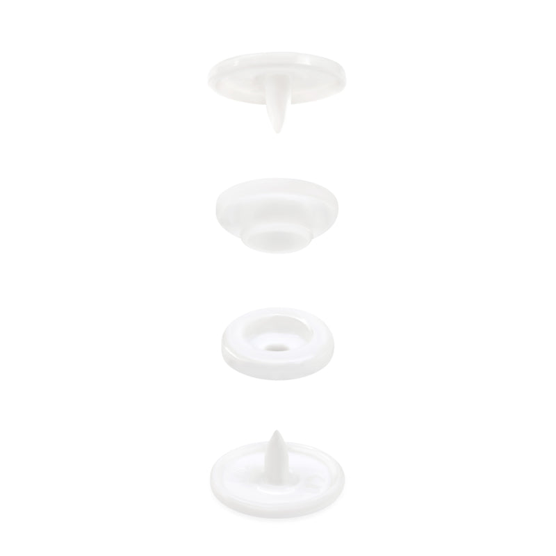 Cargue la imagen en el visor de la galería, 11179|Dritz 1/2" Plastic Snaps, White, 60 Sets
