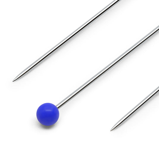 182|Dritz 1-1/4" Glass Head Pins, Assorted, 100 pc