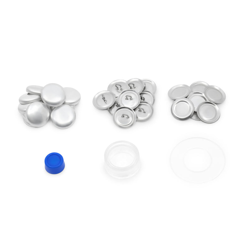 Load image into Gallery viewer, 114-30|Dritz 3/4" Craft Cover Button Kit, 18 Sets, Nickel